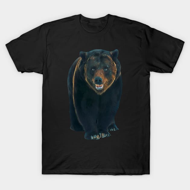 Bear - Woodland Themed Kids Room, Funny Gifts For Forester, Cute Animals T-Shirt by Shirtsmania